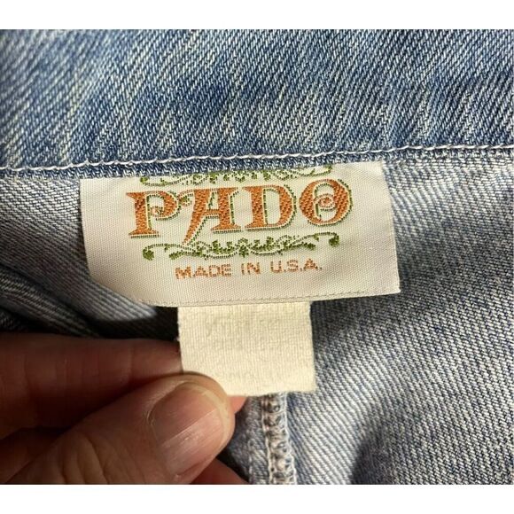Vintage PADO Denim Embroidered Jacket XL - Picture 10 of 10